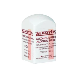 Alcoholdoekjes in dispenser